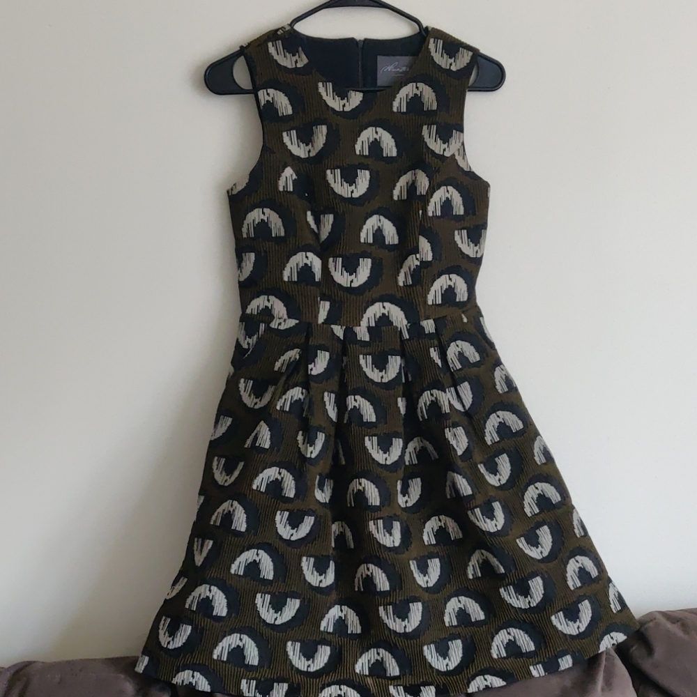 Fun Patterned Mod Mini Dres